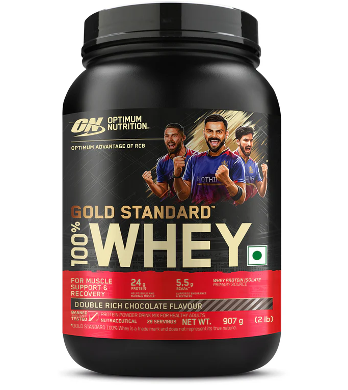 Gold Standard 100% Whey Protein | 907 g (2 lbs) | Double Rich Chocolate