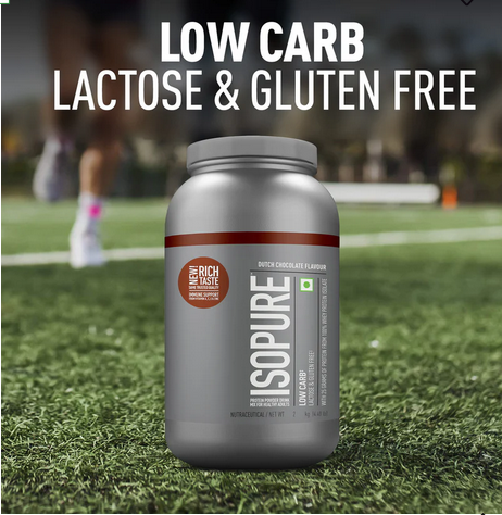 Isopure Whey Protein Isolate Powder with Vitamins for Immune Support - 2kg (Dutch Chocolate)