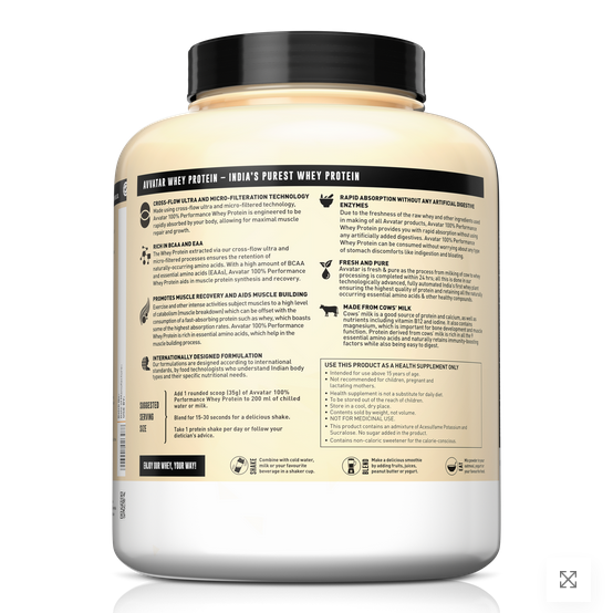 Avvatar 100% Performance Whey | 2 Kg | Belgian Chocolate Flavour