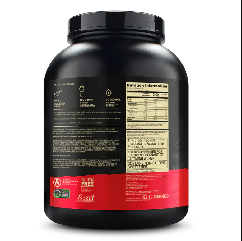 Gold Standard 100% Whey Protein | 907 g (2 lbs) | Double Rich Chocolate